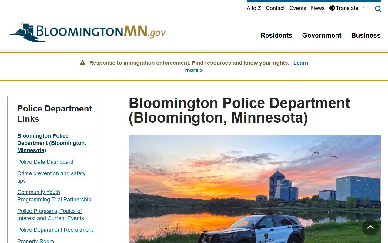Bloomington police department booking reports