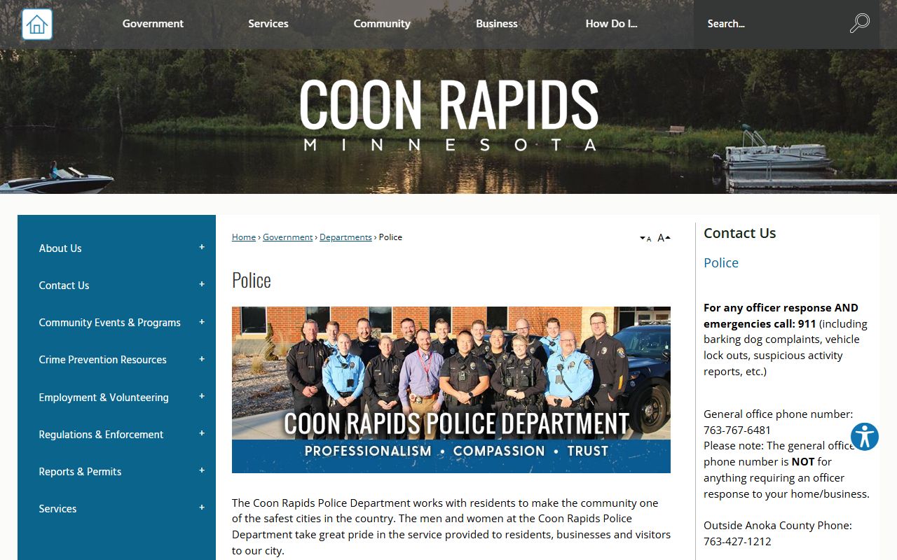 coon rapids police department booking reports