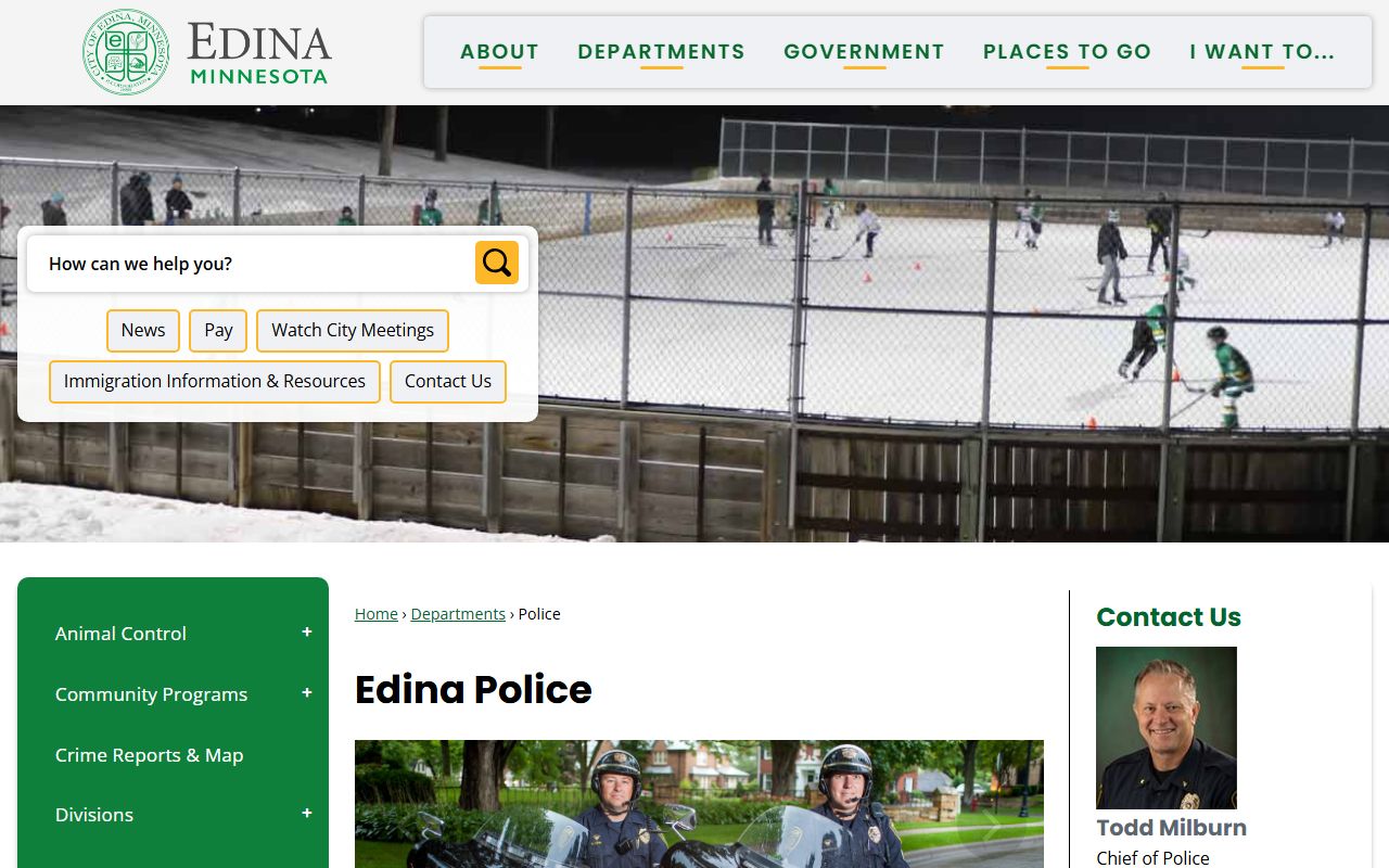 edina police department booking reports