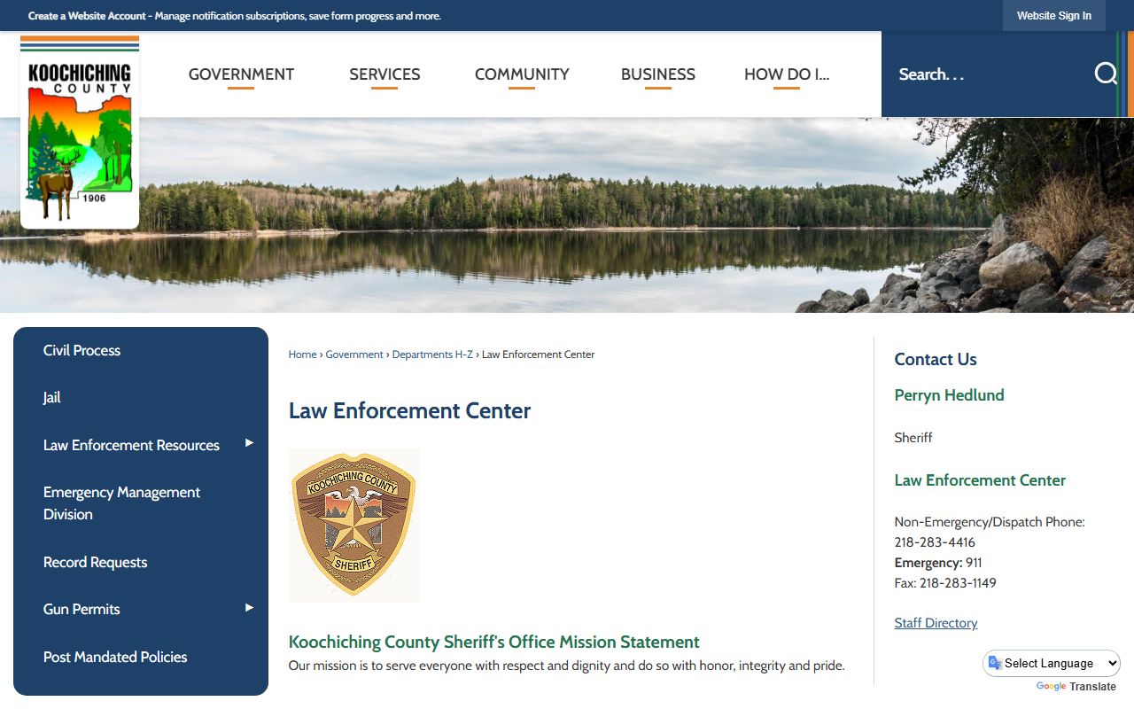 Koochiching County Law Enforcement Center