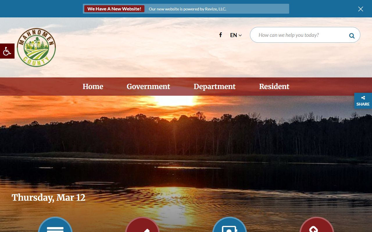 Mahnomen County website for booking reports and inmate records