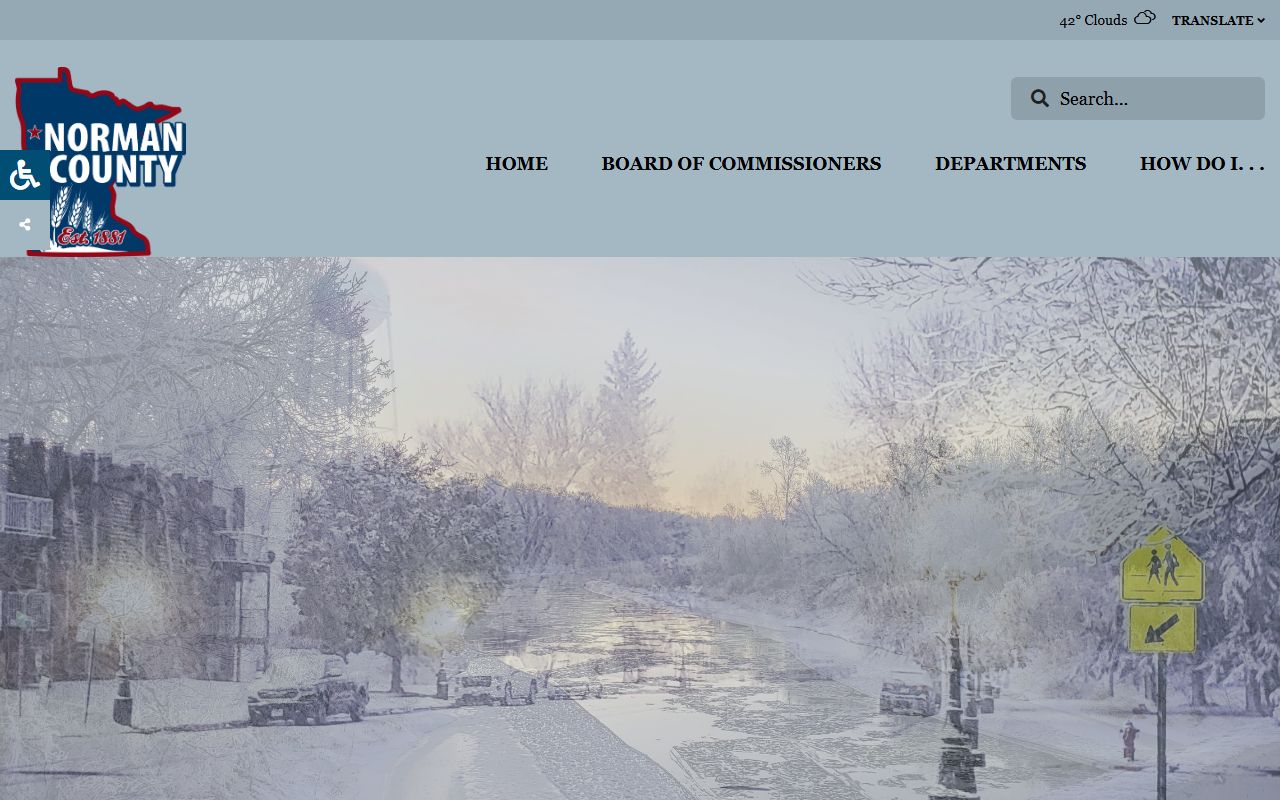 Norman County website for booking reports and jail information