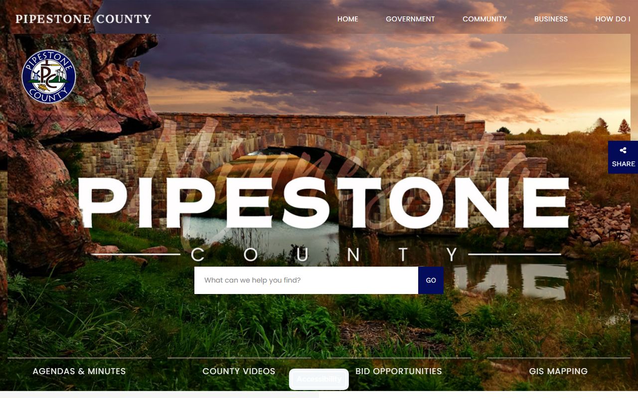 Pipestone County Sheriff website
