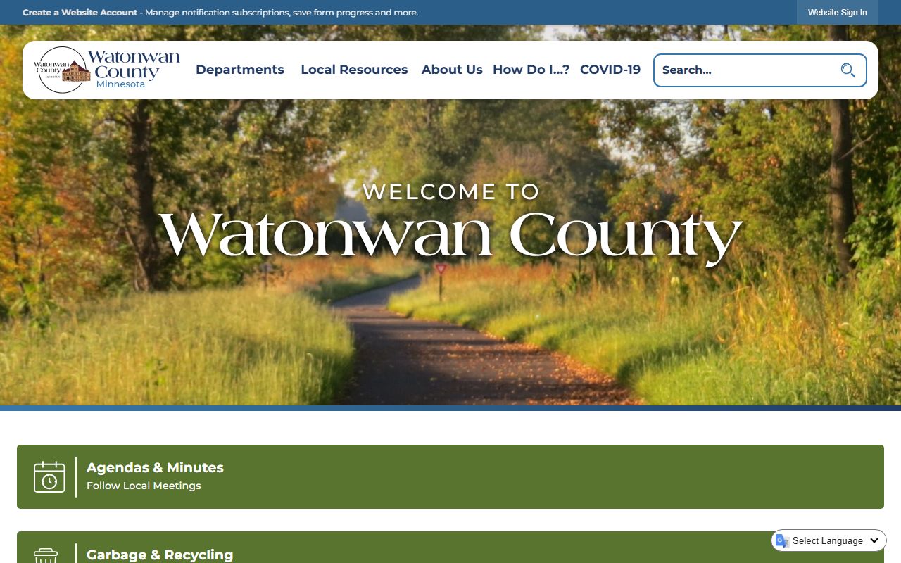 Watonwan County official website